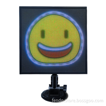 Programmable LED Smart Screen for Car Rear Window - High Resolution 64x64 Pixel Display